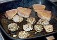 Gegrillte Jakobsmuscheln