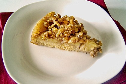 Apfelkuchen mit  Walnuss - Karamell 5