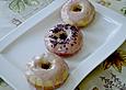 Donuts f&uuml;r die Backform mit Himbeerguss