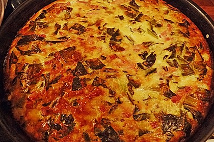 Mangold - Schinken - Quiche 10
