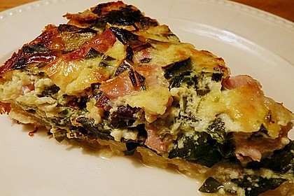 Mangold - Schinken - Quiche 4