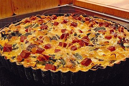 Mangold - Schinken - Quiche 1