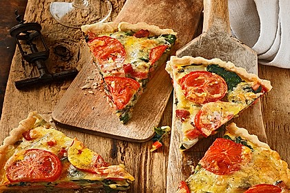 Mangold - Schinken - Quiche