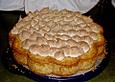 Aprikosen - Birnen - Kuchen mit Baiser