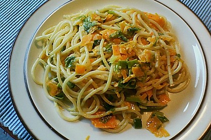 Möhren - Spaghetti