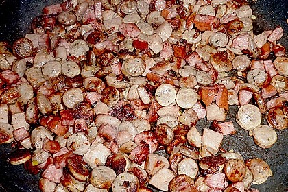 Bratwurst - Gem&uuml;se - Nudelauflauf 1