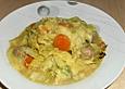 Frikadellen - Wirsing - Auflauf