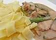 Spargel mit H&auml;hnchenbrust als Thai - Geschnetzeltes