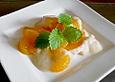 Mandarinen mit Marzipansauce