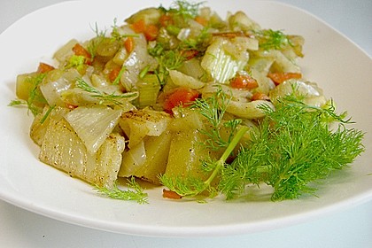 Fenchel - Chicor&eacute;e - Gem&uuml;sepfanne