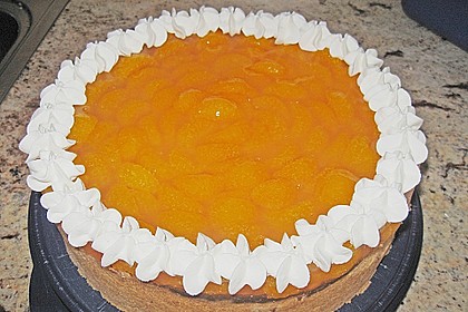 Quarkkuchen mit Mandarin-Orangen 2