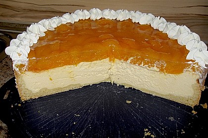 Quarkkuchen mit Mandarin-Orangen 1
