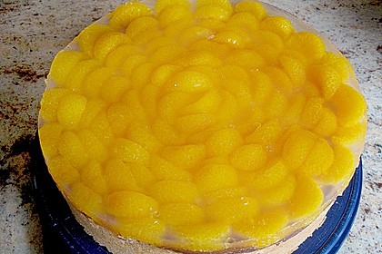 Quarkkuchen mit Mandarin-Orangen 9