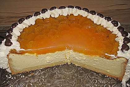 Quarkkuchen mit Mandarin-Orangen 4