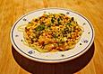 Spaghetti mit scharfer Zucchini - Sahnesauce