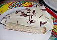 Wei&szlig;e Schokoladencremetorte