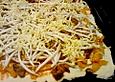 Pizza auf asiatische Art