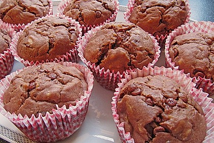 Saftige Schoko - Bananen - Muffins 7