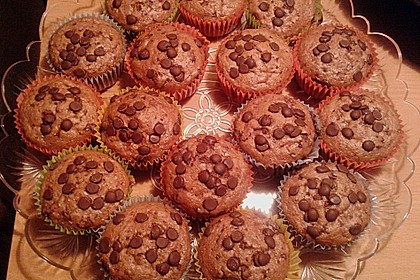 Saftige Schoko - Bananen - Muffins 9