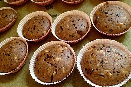 Saftige Schoko - Bananen - Muffins 8