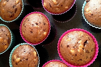 Saftige Schoko - Bananen - Muffins 16