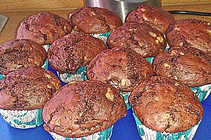 Saftige Schoko - Bananen - Muffins 48