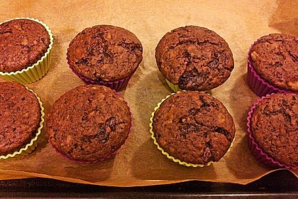 Saftige Schoko - Bananen - Muffins 18
