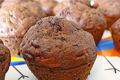 Saftige Schoko - Bananen - Muffins 2