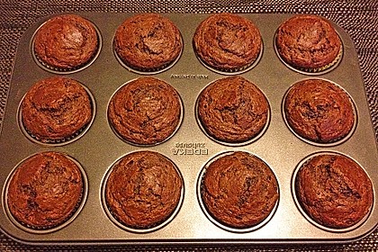 Saftige Schoko - Bananen - Muffins 14