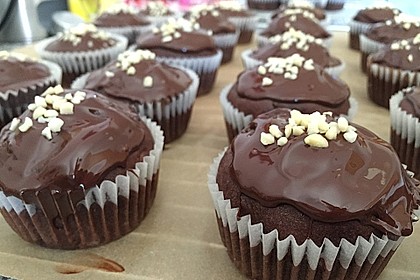 Saftige Schoko - Bananen - Muffins
