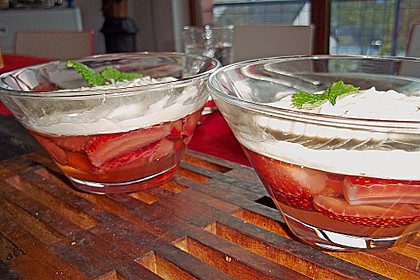 Erdbeeren in Sektgelee 2