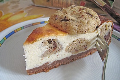 Chocolate Chip Cookie Dough Cheesecake 6