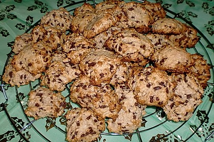Kokoscookies mit Raspelschokolade 3