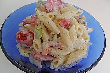Nudelsalat mit Remouladen - Dressing