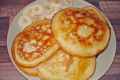 Pancakes mit Bananen 6