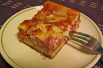 Rhabarber - Erdbeer - Blechkuchen