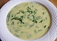 Kartoffelsuppe mit Blattspinat, eine herrlich cremige Suppe