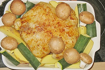 Brath&auml;hnchen mit F&uuml;llung