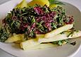 Spargel mit Kr&auml;uterkruste
