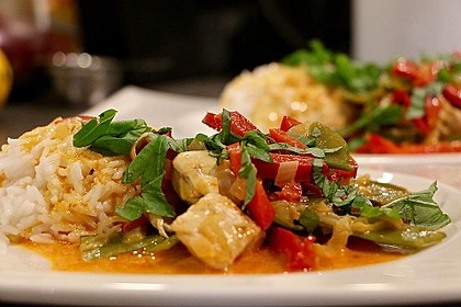 Rotes Hähnchencurry 'Thai-Style'