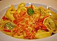 Tortelloni in K&auml;se - Sahne - Sauce