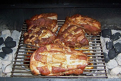 Senf-Haxe vom Grill