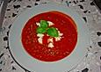 Tomaten - Hackfleischsuppe mit Feta