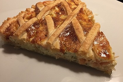Schwedischer Lachskuchen 'Schwedenpizza'