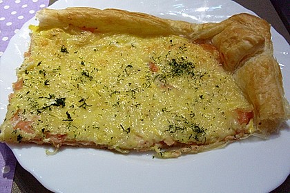 Schwedischer Lachskuchen 'Schwedenpizza' 40
