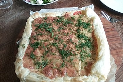 Schwedischer Lachskuchen 'Schwedenpizza' 30