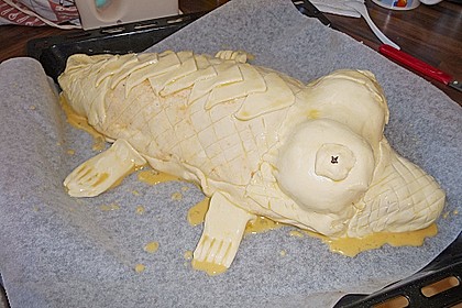 Hackbraten - Blätterteig Krokodil 21
