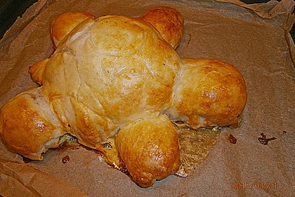 Hackbraten - Blätterteig Krokodil 19