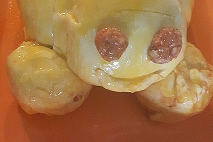 Hackbraten - Blätterteig Krokodil 9