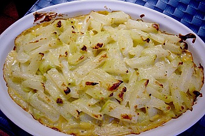 Kohlrabi - Auflauf mit H&auml;hnchenbrust